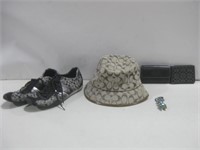 Coach Hat, Shoes, Wallets & Bear Pendant See Info