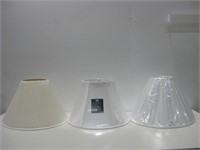 Three Lamp Shades See Info