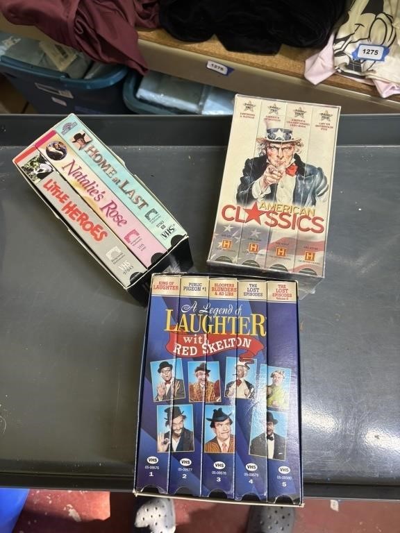 vhs tapes american classics, red skelton, family
