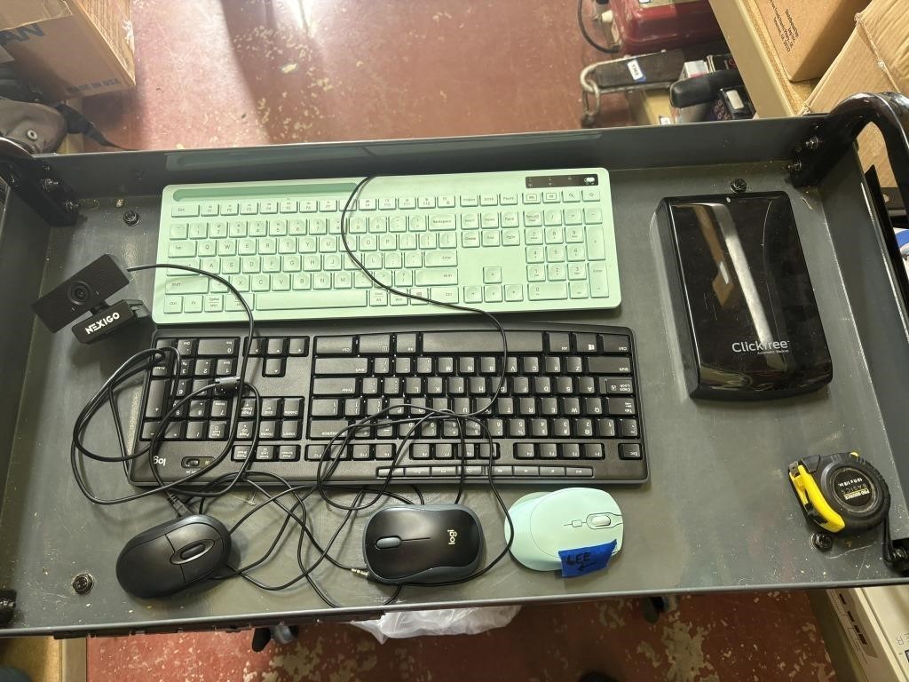 click free automatic back up unit, 2 keyboards