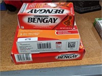 Pain relief lot bengay cream patches