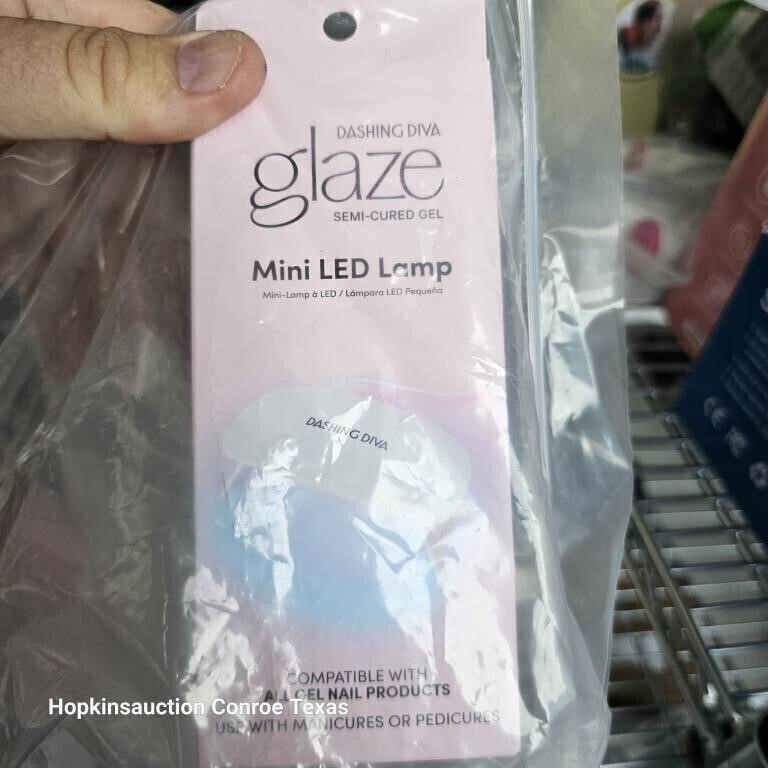 Glaze mini led lamp pedicure nails