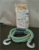 Box-2 Tow Ropes, Yellow Approx. 12 1/2 Ft. &