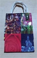 Qty of 10 Mini Floral Design Gift Bags