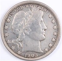 1903 Barber Half Dollar - AU