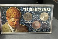 the KENNEDY years set P,D, S, in plastic case