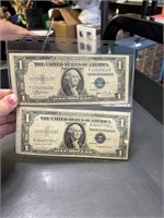 1935C AND 1935G silver certificates
