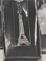 Eifel Tower with Love From Paris Keychain NEW