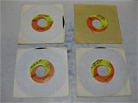 Four Beatles Capitol Vinyl Records 45s Untested