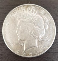 1927 Peace Silver Dollar