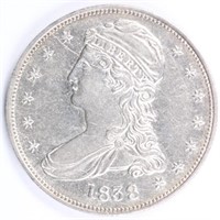 1838 Capped Bust Half Dollar - AU