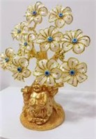 Turkish Nazar Evil Eye Tree with Laughing Golden s