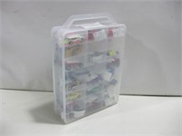 10"X 13"X 3" Plastic Case W/Assorted Toy Cars