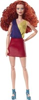 Barbie Looks Doll, Curly Red Hair, Color Block