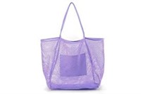 Hoxis Sand Resistant Mesh Beach Tote Lavender