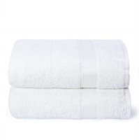 GLAMBURG Cotton 2 Pack Oversized Bath Towel Set