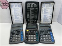 3 Texas Instr. Calculator TI-30x & TI-30xa Solar