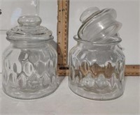 Qty of 2 - 160oz Sealable Jars NEW