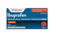 Walgreens Ibuprofen 50 Tablets 200mg ( EXP DATE 0)