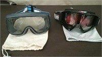 Box-2 Pairs Ski Goggles, Bolle & Vision
