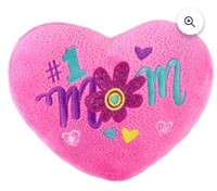 Way To Celebrate Mom Plush Recordable Heart NEW