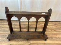 Antique Dark Finish Prie-Dieu Prayer Kneeler