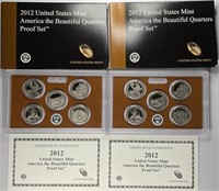 Lot of 2: 2012 Clad Proof Quarters