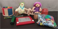 Box Clean Toys-Shape Sorter, Kaleidoscope,