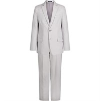 Nautica Boys' 2-Piece Formal Suit, Light Grey, 16