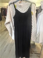 Black Jersey Knit Dress