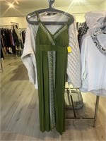 Olive Green Summer Dress