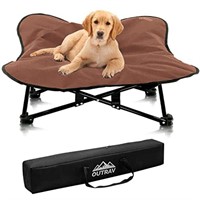 Outrav Portable Elevated Dog Bed, Folding Pet Cot