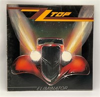 ZZ Top "Eliminator" Hard Rock LP Record Album