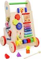 Baby Push Walker - Wooden Toys Activity Center