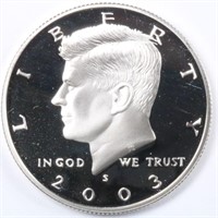 2003-S 90% Silver Proof Kennedy Half Dollar