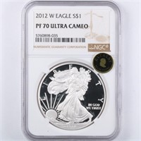 2012-W Proof Silver Eagle NGC PF70 UC