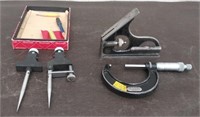 4 Starrett Tools-Micrometer #436-2", Combination