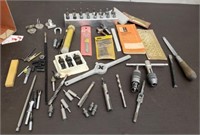 Lot of Assorted Bits, Helicoils, Files & More
