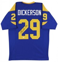 Autographed Eric Dickerson HOF 99 Jersey
