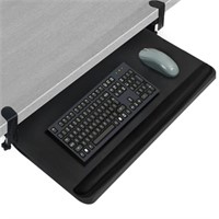 Keyboard Tray Under Desk with Wrist Support Pad,