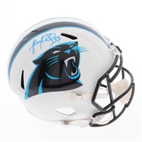 Autographed Luke Kuechly Panthers Helmet