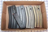 BOX OF GUN CLIPS - NO SHIPPING