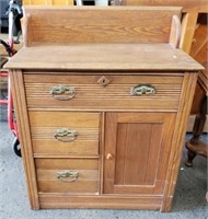 Antique Camode with 3 Drawers