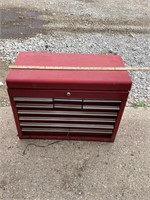 26 Inch Toolbox w/ Miscellaneous Tools