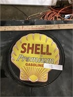Shell Premium Gasoline Metal Sign