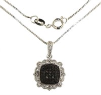Elegant Black Diamond Designer Necklace