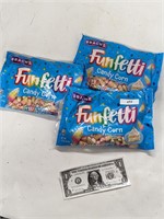 3 bags candy corn funfetti 8/23