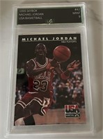 1999 UD Athlete #JE8 Michael Jordan Card