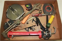 BOX OF ASSORTED TOOLS