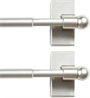 H.VERSAILTEX Magnetic Curtain Rods Adjustable
